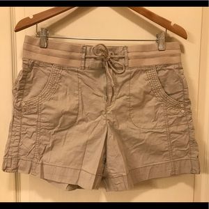 Khakis & Co, mid-rise, khaki shorts size 10